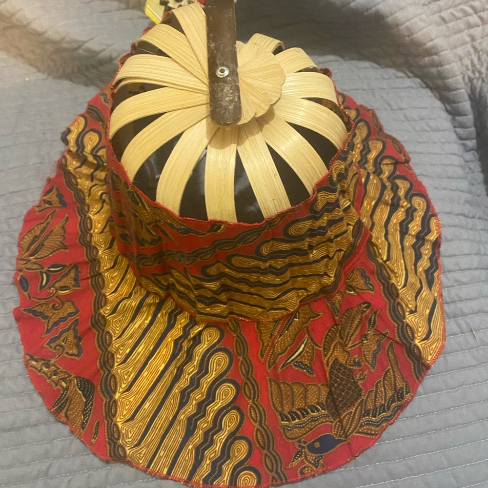 Colorful Fan & Hat 2-in-1 Accessory
